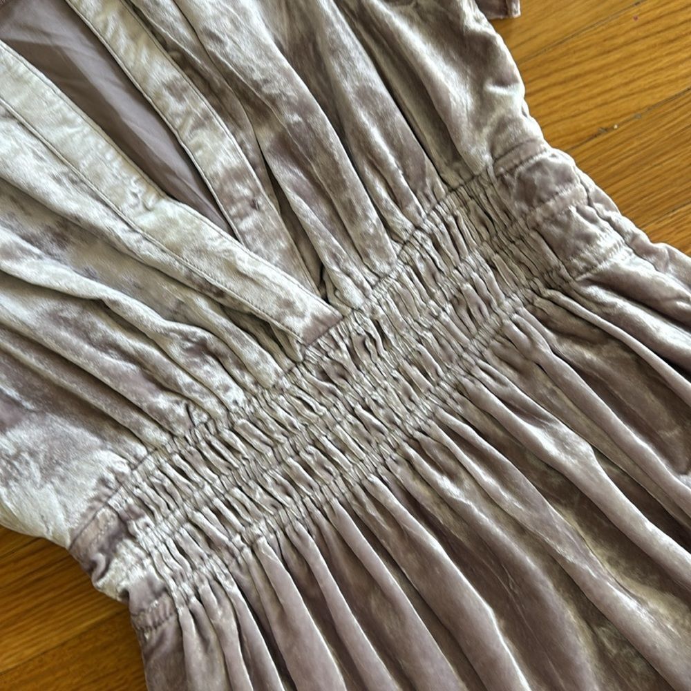 The Somerset Maxi Dress:
Velvet Edition by Anthropologie in Lavender - Picture 8 of 9